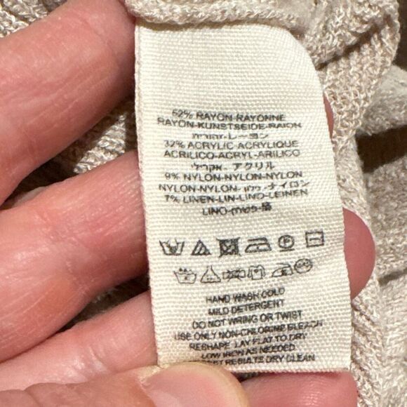 Free People criss cross v neck sweater medium - Picture 5 of 8